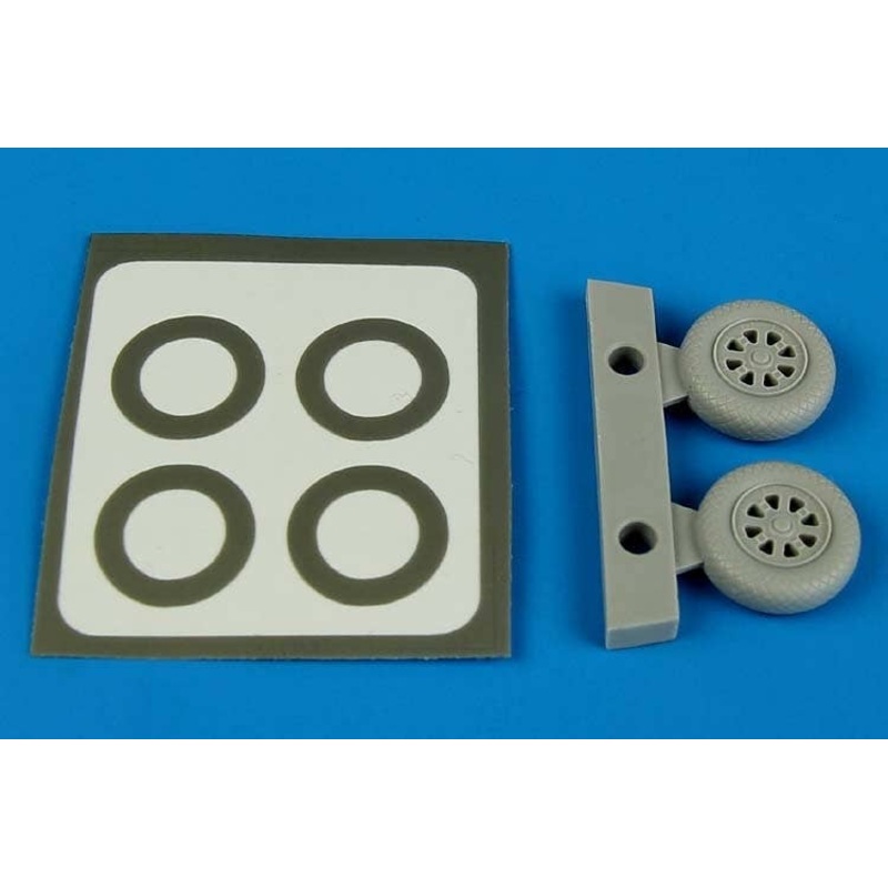 1/72 F6F Hellcat Wheels (Type A) & Paint Masks