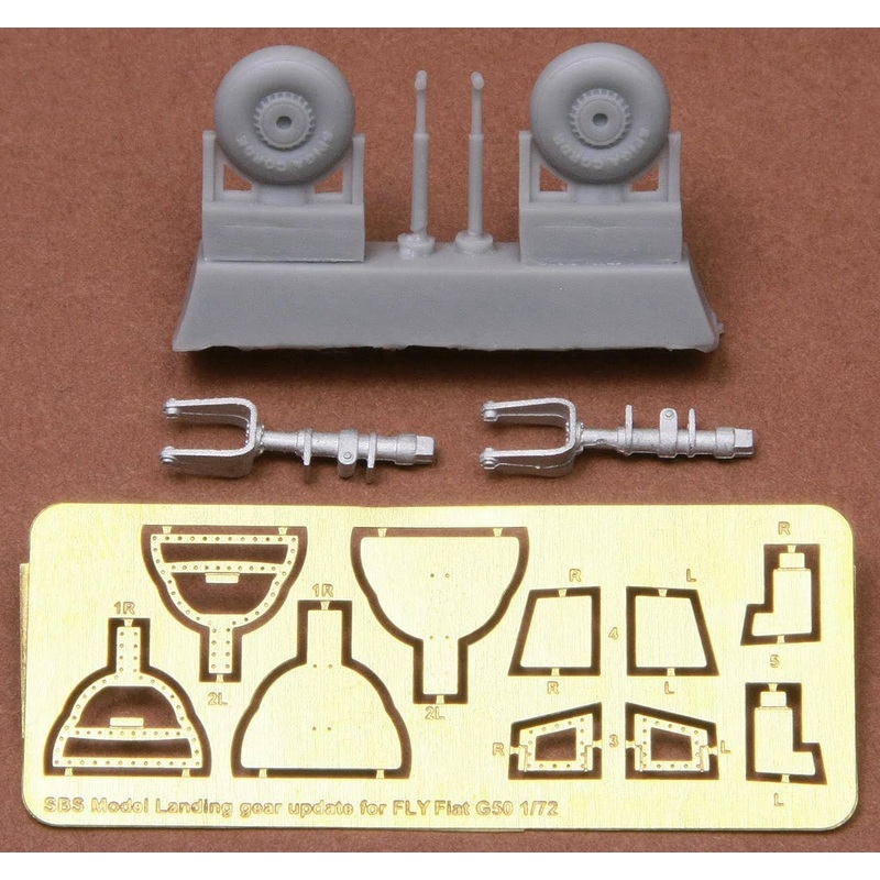 1/72 Fiat G.50/bis Undercarriage Set (for Fly Kit)