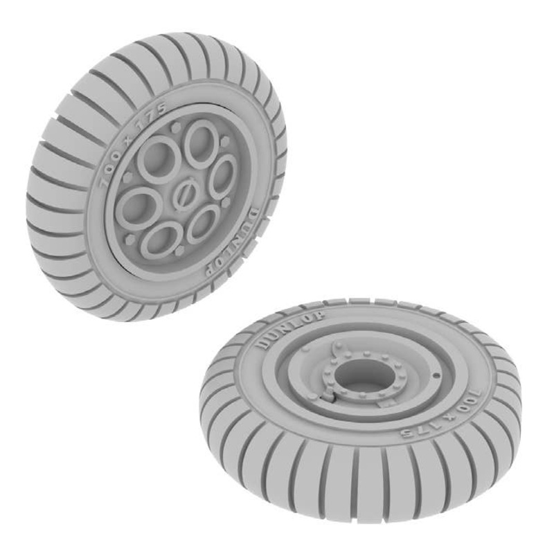 1/72 Fw 190A Wheels Early (Eduard)