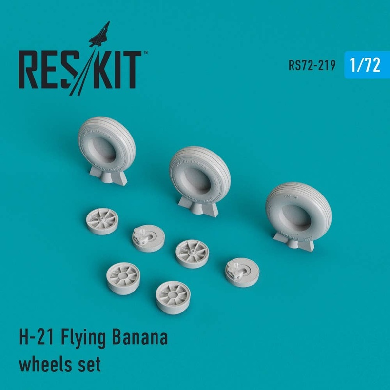 1/72 H-21 Flying Banana Wheels Set (for Italeri)