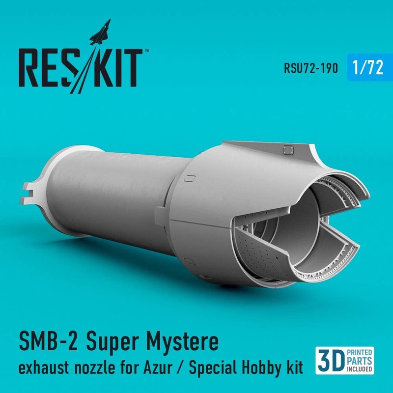 1/72 SMB-2 Super Mystere exhaust nozzle for Azur / Special Hobby kit