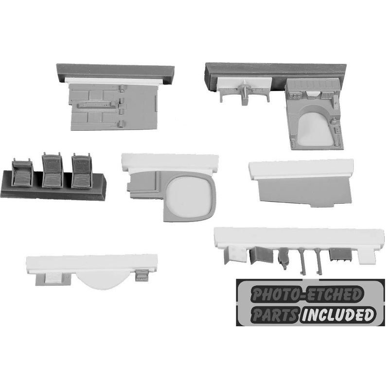 1/72 B-25C/ D Pilots' Cockpit and Radio Compartment (for Airfix)