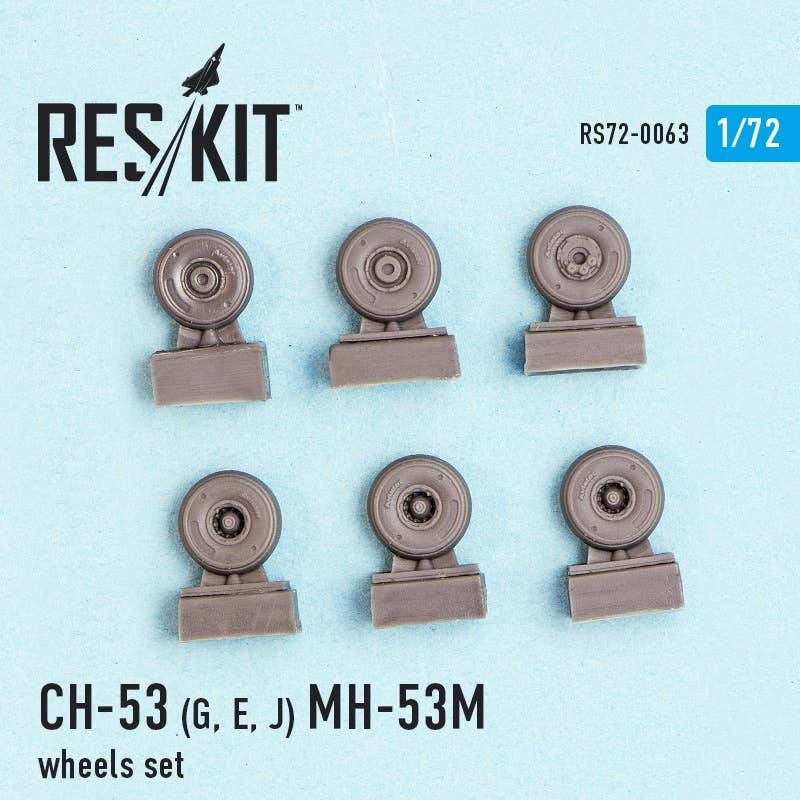 1/72 CH-53G/E & MH-53J/M Wheels Set
