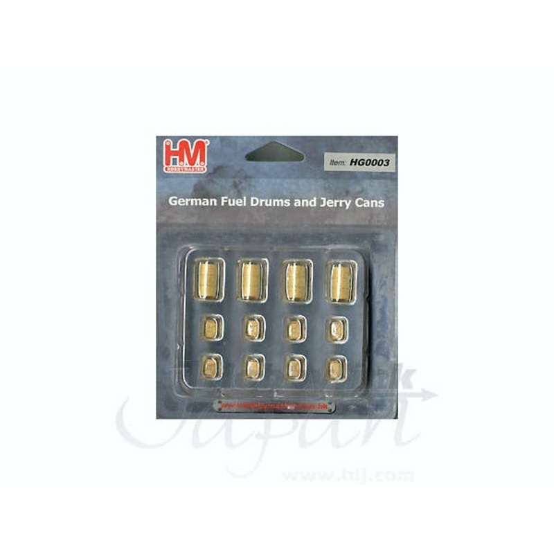 1/72 German Fuel Drums & Jerry Cans Dark Yellow