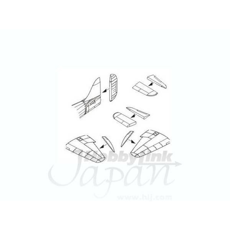 1/72 Hawker Tempest Mk.V control surface ACA