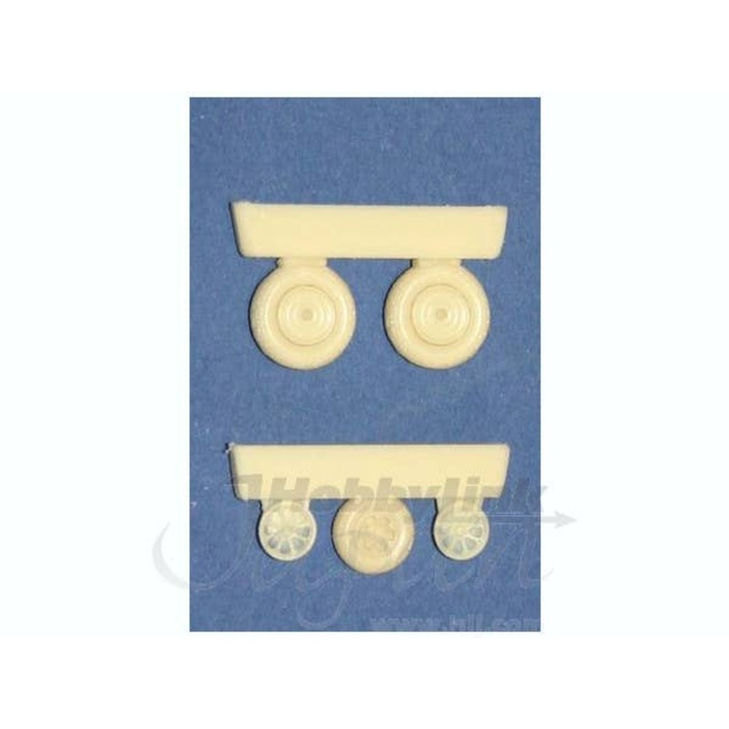 1/72 P-38J Wheels for ACA kit