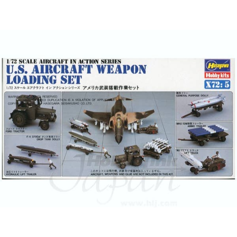 1/72 US Aircraft Weapon Loading Set