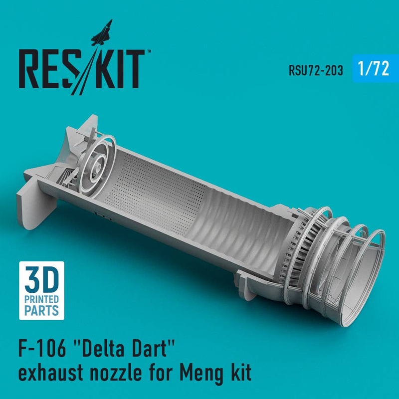 1/72 F-106 Delta Dart exhaust nozzle for Meng kit (3D Printed)