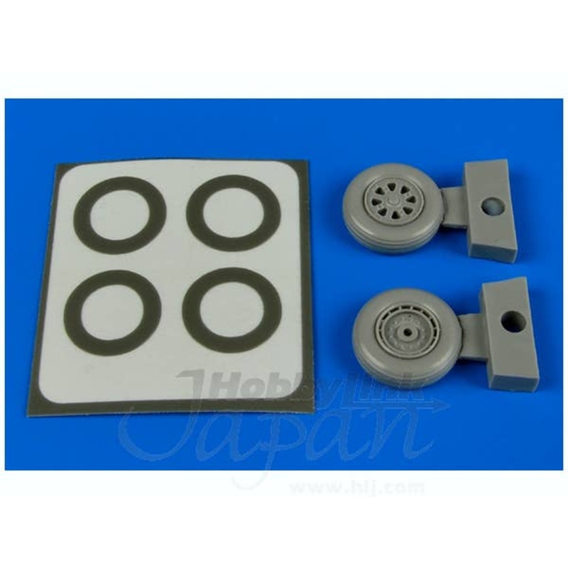 1/72 F6F Hellcat Main Wheel (Type B) & Paint Mask