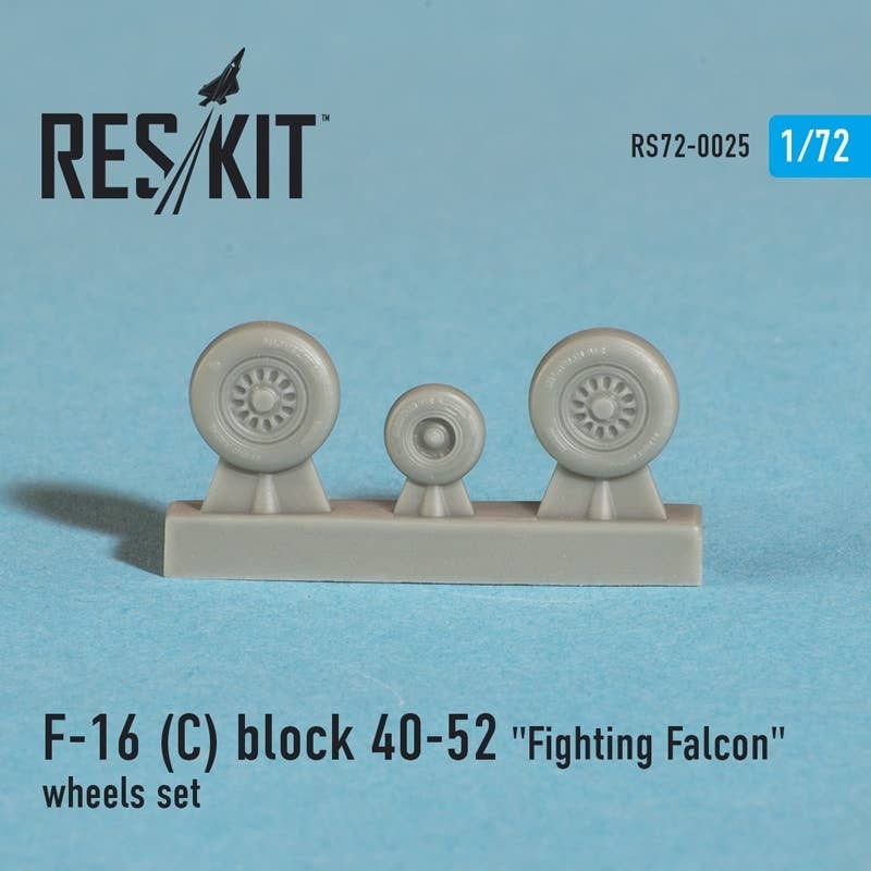 1/72 General Dynamics F-16 (C) Block 40-52 Fighting Falcon Wheels Set
