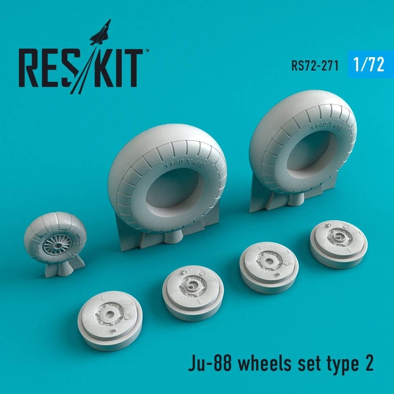 1/72 Ju-88 Wheels Set Type 2
