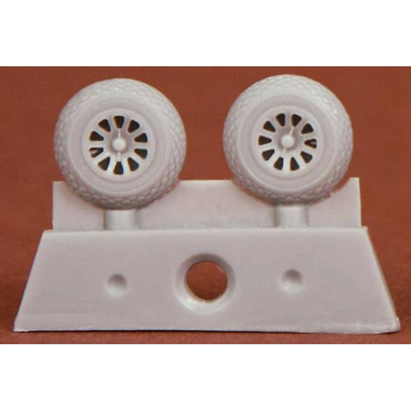 1/72 P-51 Mustang Wheel Set (Diamond Tread) (Airfix)