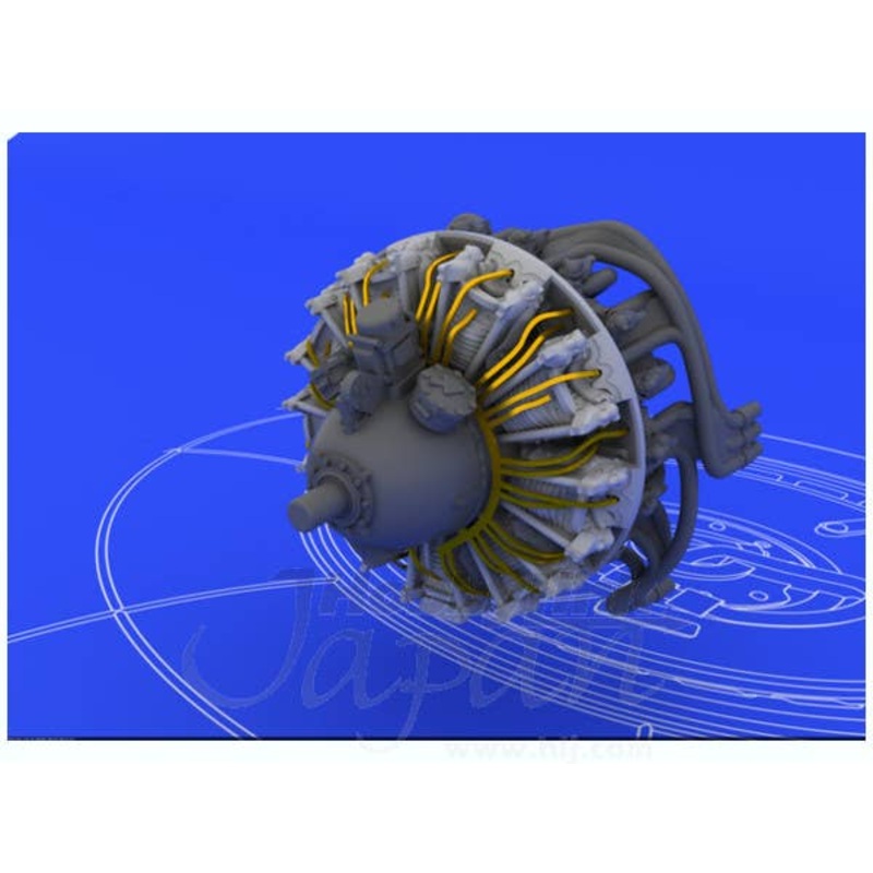 1/72 R-2800-10 Engine for F6F-3 or F6F-5 (Eduard)