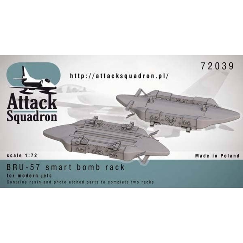 1/72 BRU-57 VER Multiple Bomb Racks (2pcs)