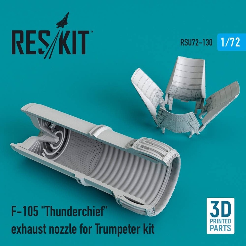 1/72 F-105 Thunderchief exhaust nozzle for Trumpeter kit