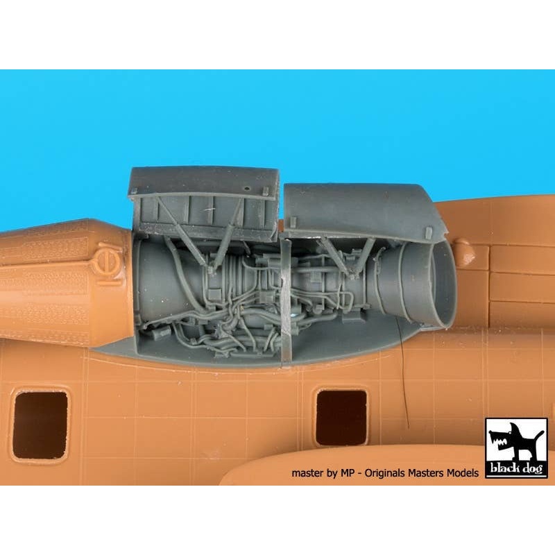 1/72 MH-53 J Engine (for Italeri)