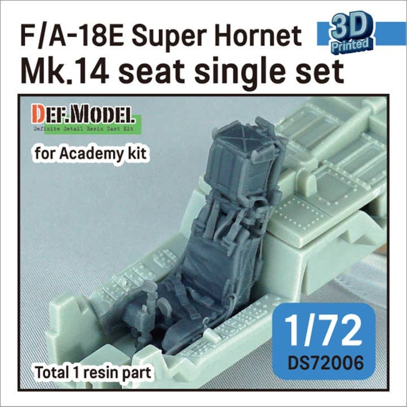 1/72 F/A-18E Super Hornet Mk.14 seat single set for Academy