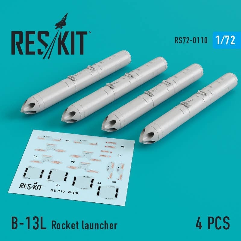 1/72 B-13L Rocket Launcher (4pcs)