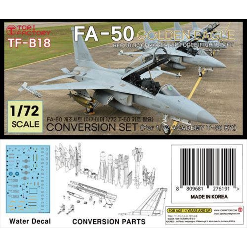 1/72 Current Korean FA-50 Conversion Set (for Academy)