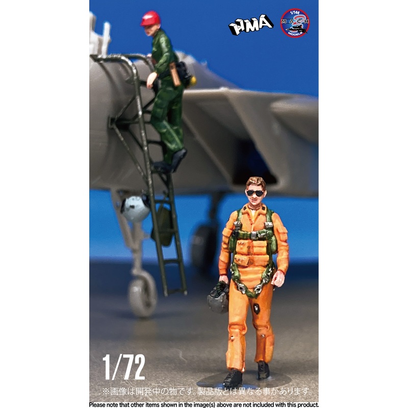 1/72 F-15J Air Self-Defense Force Pilot & Ground Crew Set