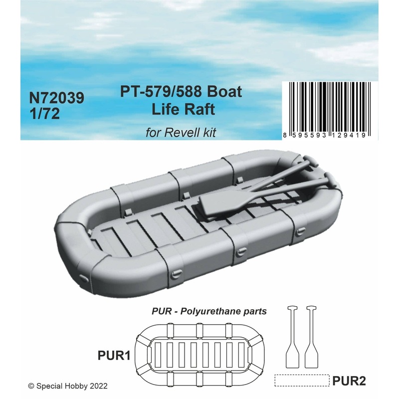 1/72 PT-579 / 588 Boat Life Raft