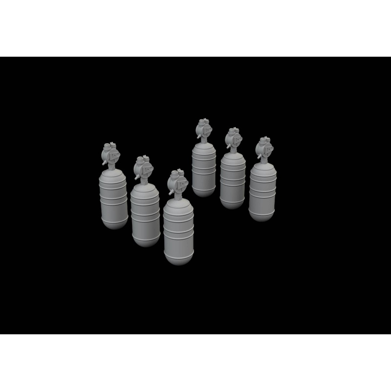1/72 WWII USAAF oxygen cylinder A-6 PRINT