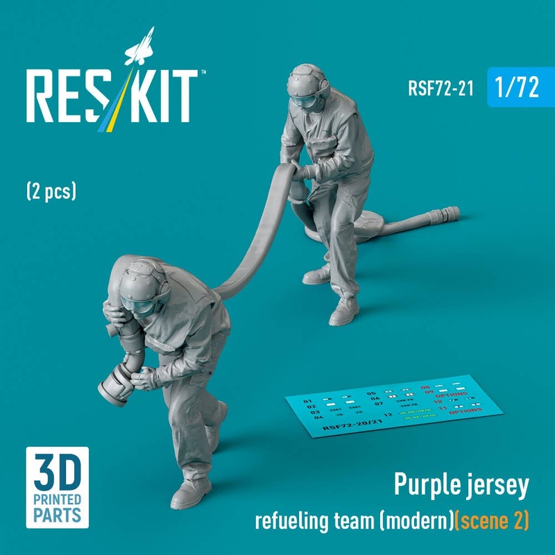 1/72 Purple jersey refueling team (modern) (scene 2) (2 pcs)