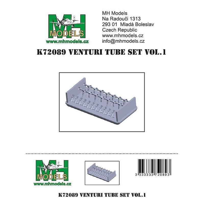 1/72 Venturi Tube set vol.I