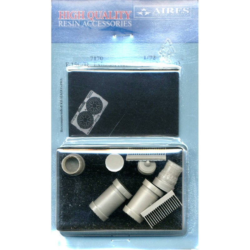 1/72 F-15C Exhaust Nozzles Late (for Hasegawa)