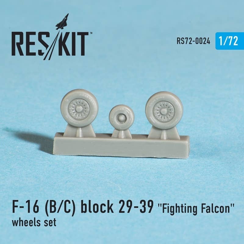 1/72 General Dynamics F-16 (B/C) Block 29-39 Fighting Falcon Wheels Set