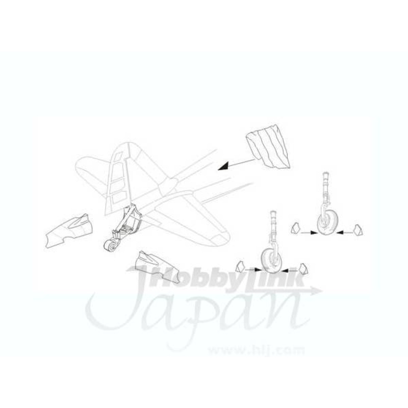 1/72 Mitsubishi A6M2/3/5 Tailcone