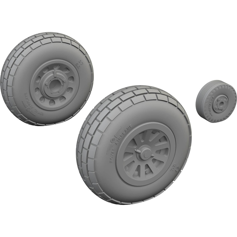 1/72 P-51D wheels block tread