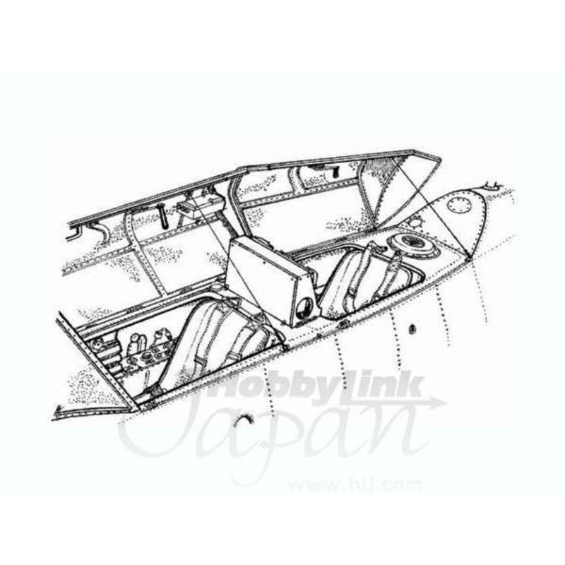 1/72 Me-262B interior set for Heller