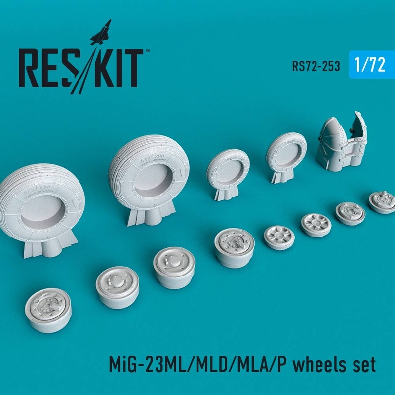 1/72 Mig-23 (Ml/Mld/Mla/P) Wheels Set