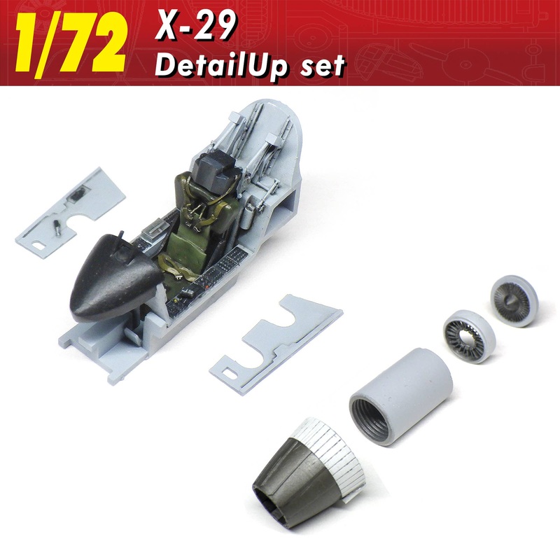 1/72 X-29 Detail Up Set