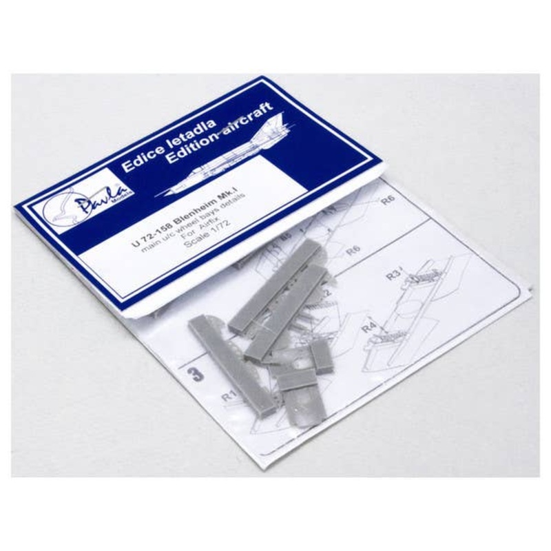1/72 Bristol Blenheim Wheel Bay Detail Set (for Airfix)
