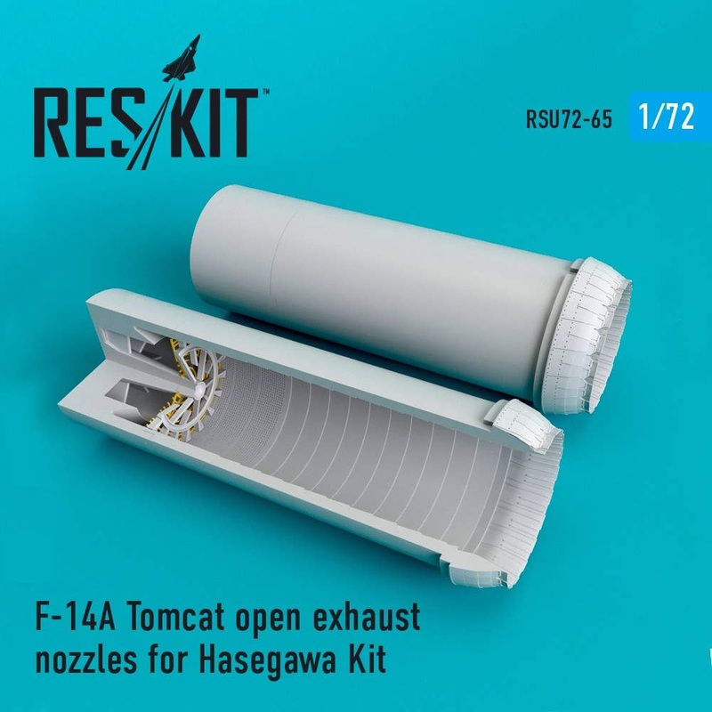 1/72 F-14A Tomcat Open Exhaust Nozzles for Hasegawa Kit