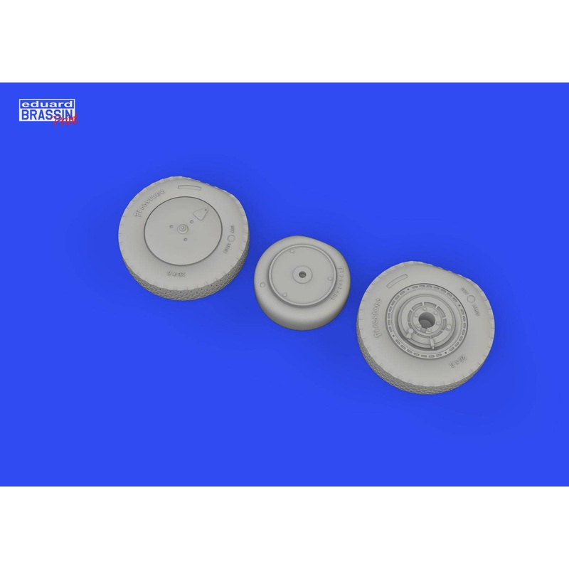 1/72 P-39Q wheels with rims for Arma Hobby