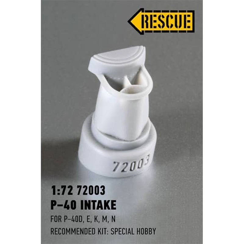 1/72 P-40 Intake (for P-40D, E, K, M, N) (for Special Hobby)