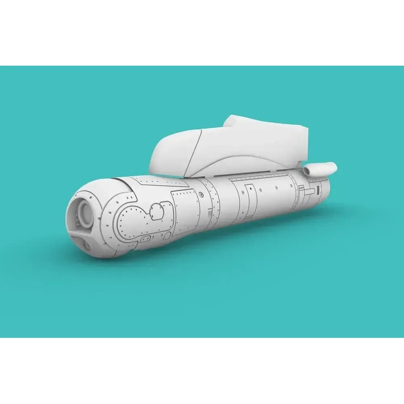 1/72 Damocles targeting pod for rafale with pylon