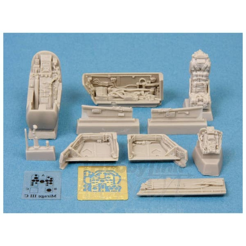 1/48 Mirage III C Detail Set Cockpit/Wheel Bay (for Eduard & Hobby Boss)