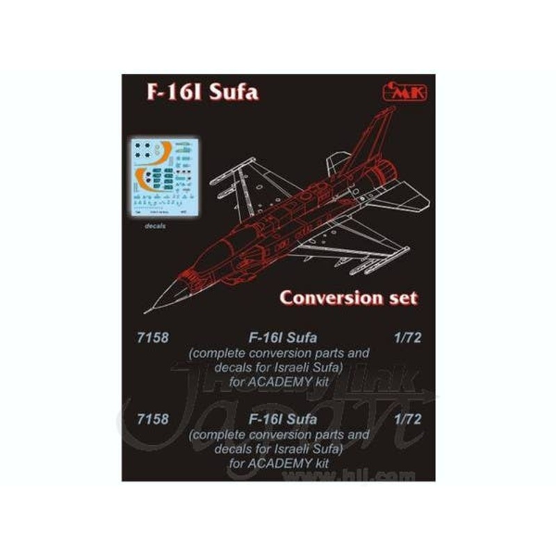 1/72 F-16I SUFA conversion set for Academy