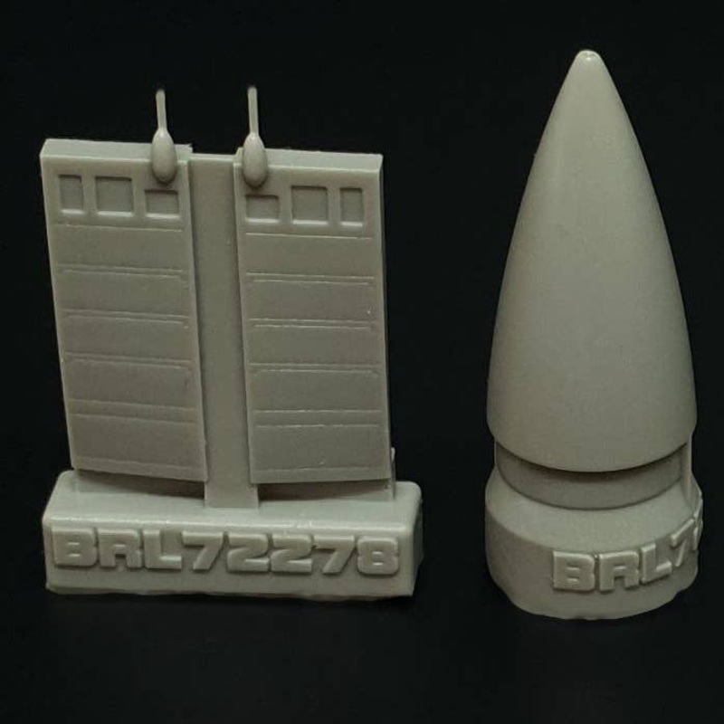 1/72 MiG-29A Radome and closed upper jet intakes (Italeri kit)