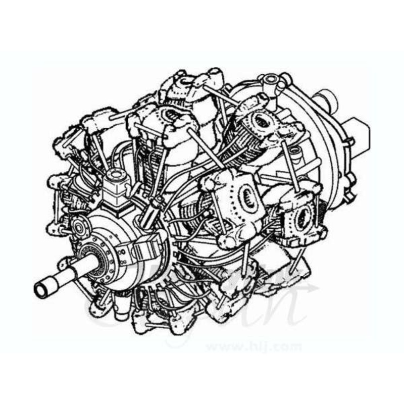 1/48 BMW-801 Engine Set WW II