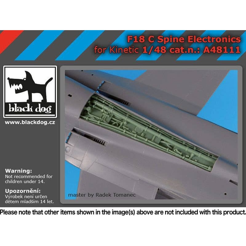 1/48 F-18C Top Surface Electronic Device for Kinetic