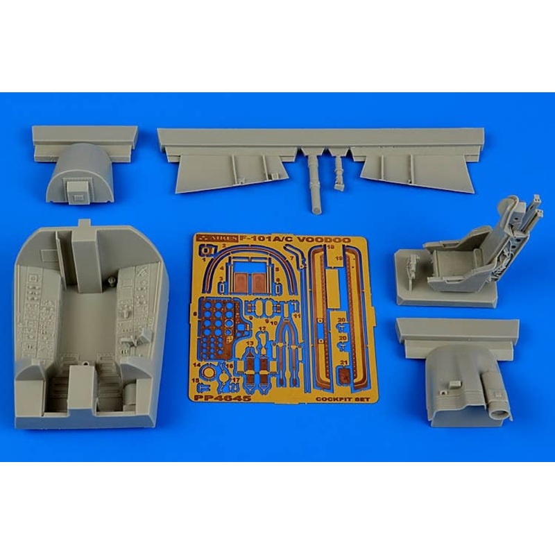1/48 F-101A/C Voodoo Cockpit Set (for Kitty Hawk)