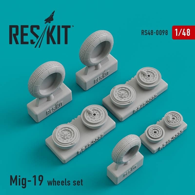 1/48 Mig-19 Wheels Set
