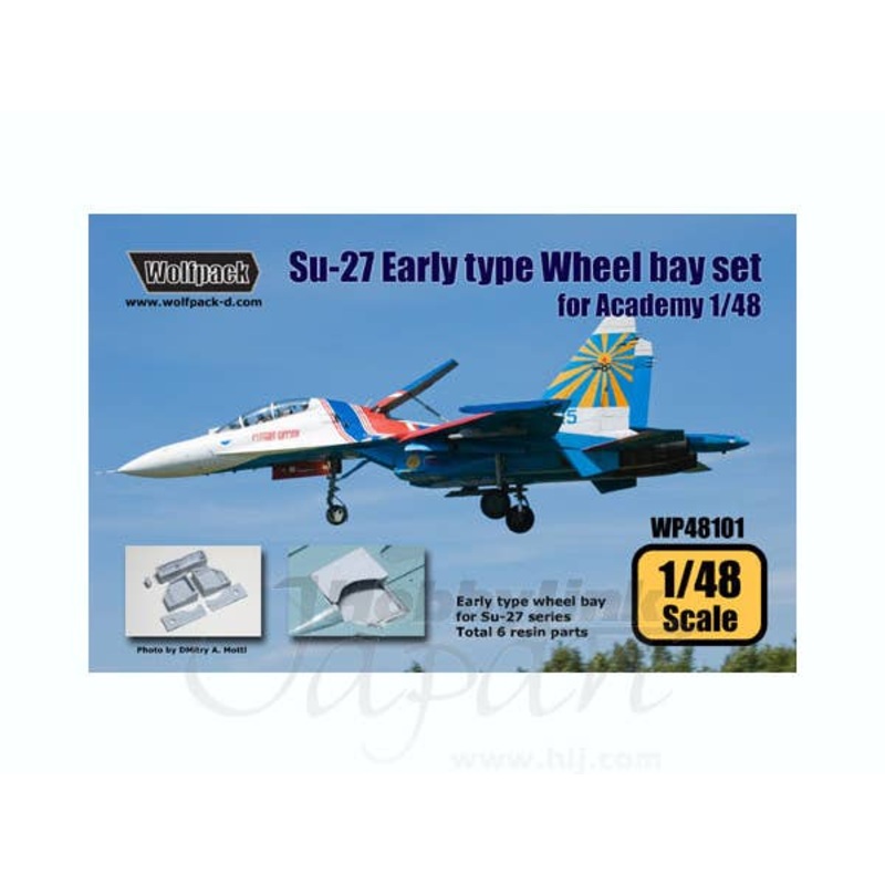 1/48 Su-27 Flanker Early Type Wheel Bay Set (for Academy)
