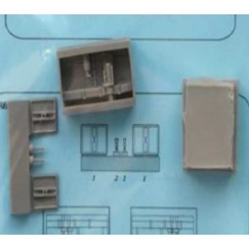 1/48 Junkers Ju 87b Gun Bay (for Hasegawa)