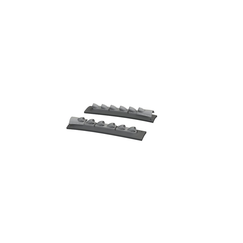 1/48 P-40 cold weather exhaust stacks round (For Eduard)